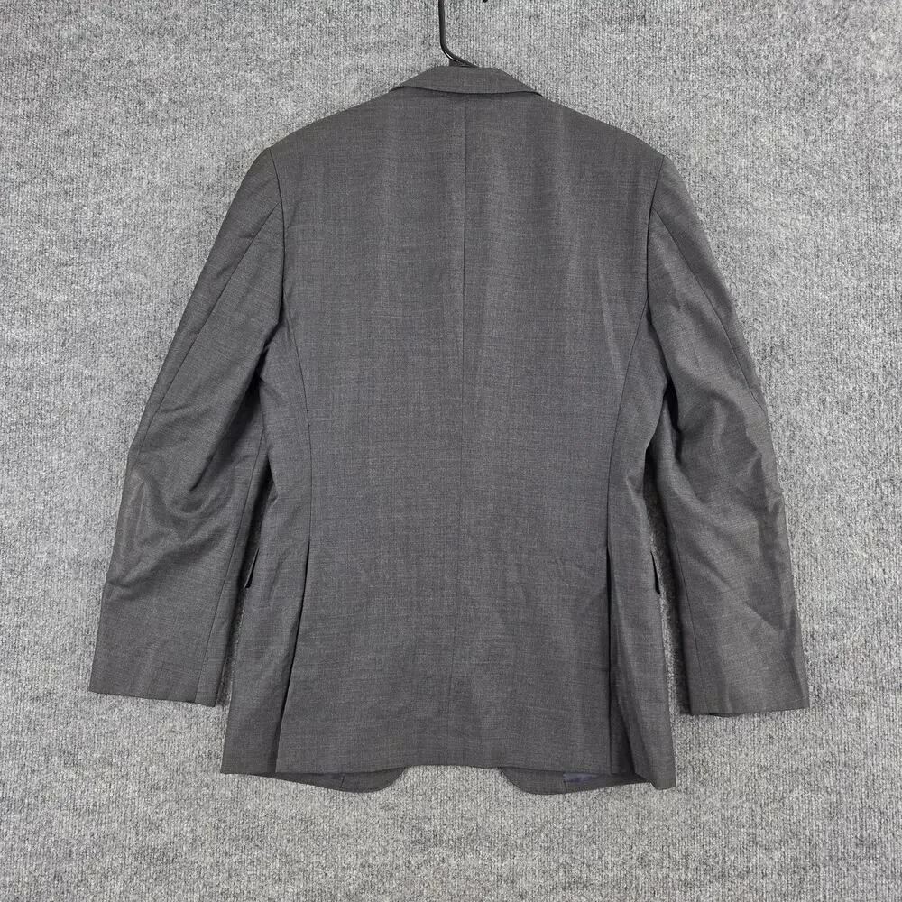 Suitsupply Blazer Men 34L Napoli Gray Wool Vitale Barberis Canonico Sport Coat